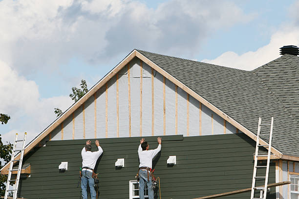 Professional Siding Contractor technician working in Dublin, TX